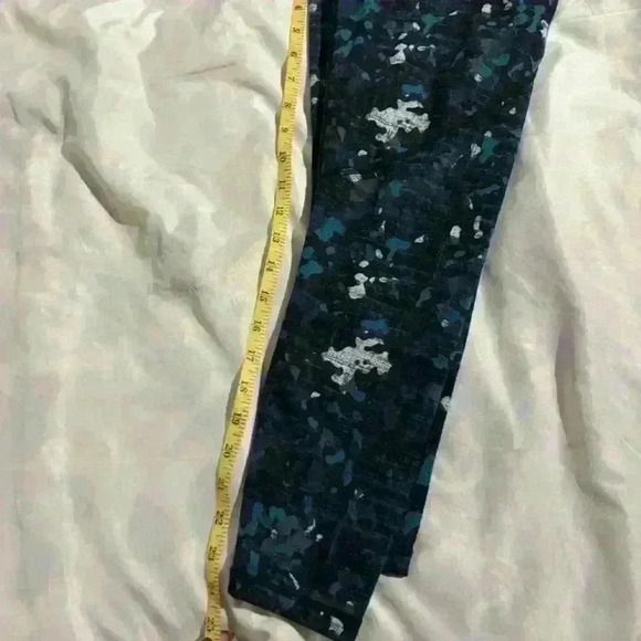 Sweaty Betty 7/8 The Power Green Deep Lake Camo Leggings Women’s Small - Picture 15 of 16